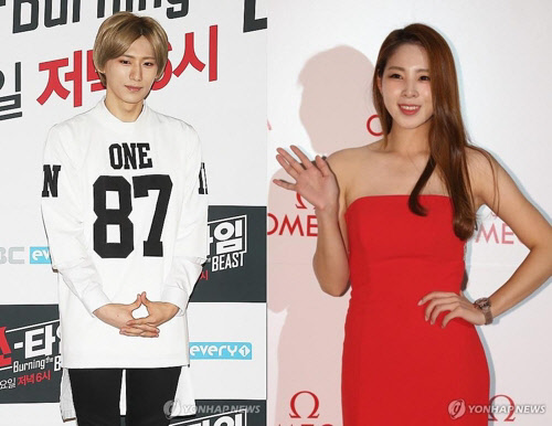 장현승(왼쪽)과 신수지, 결별[연합뉴스 자료사진]